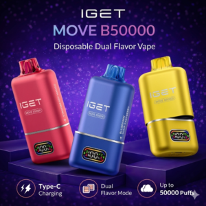 iget move b50000 disposable dual flavor vape